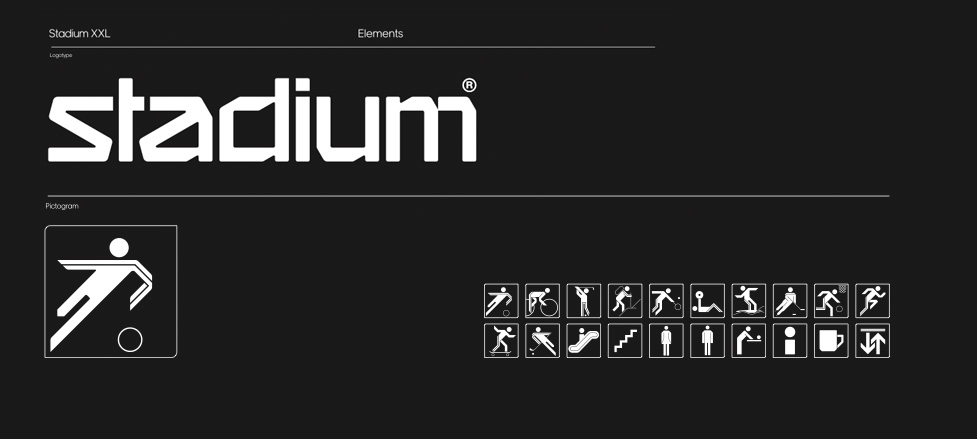 Pictogram, Stadium